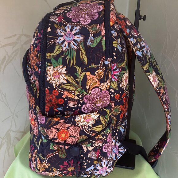 VERA BRADLEY STAR WARS BANCROFT BACKPACK:NWT POWER THE FORCE FLORAL main image 13